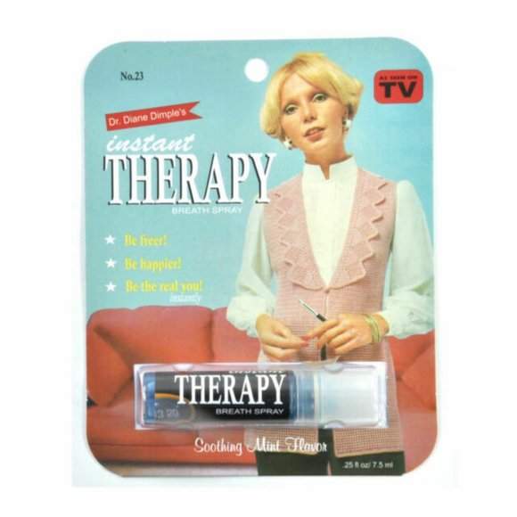 Blue Q Instant Therapy - Breath Spray - Fun - NEW - Picture 1 of 2